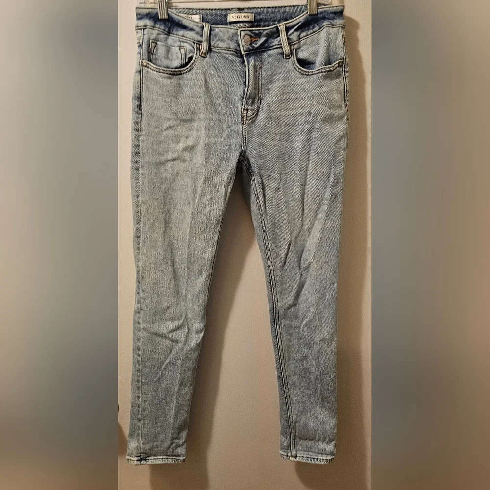 Vigoss Thompson Tomboy Jeans Stretch Light Wash Women's Size 30